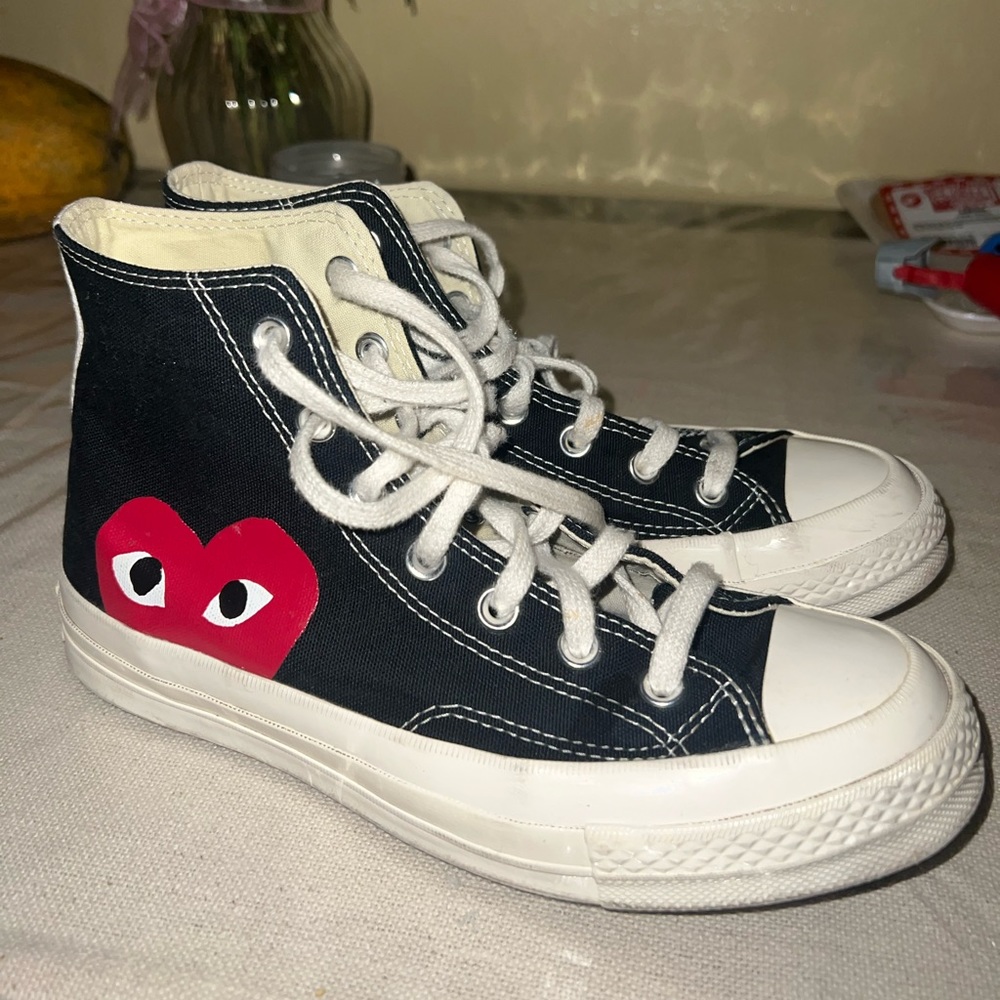 Comme des Garçons Play x Chucks 70 high black (Size M6/W8)